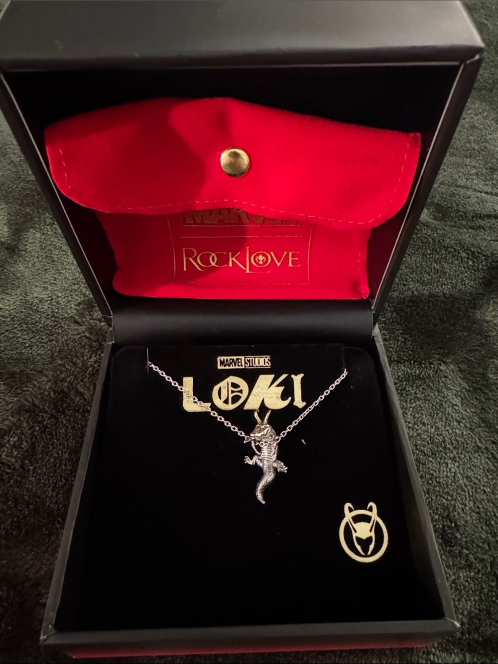 RockLove x Marvel Loki Lokigator Necklace